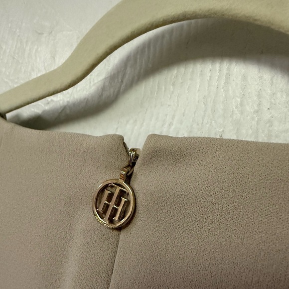 Tommy Hilfiger Women's Colorblock Dress - Black, Red, and Tan - Picture 6 of 7